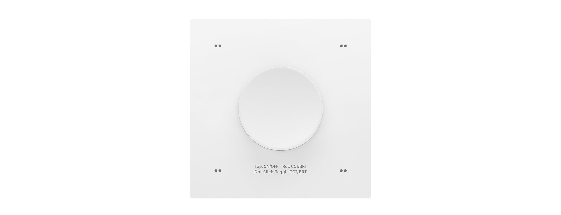 NFC可编程 Matter-0-10V 色温旋钮面板 E6A-MA2