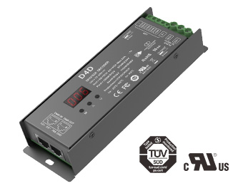 4CH CV DMX/RDM Decoder Max D4D（RJ45 DMX interfaces）